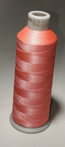 Madeira 918-1620 Light Salmon Pink Embroidery Thread Cone – 5500 Yards