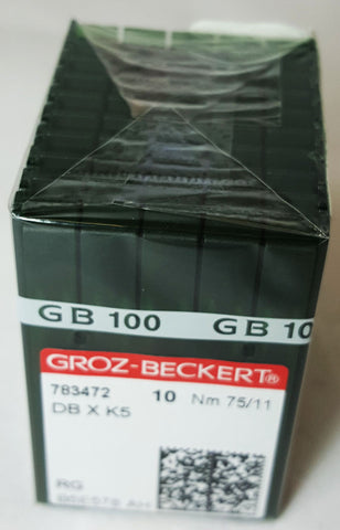 Groz-Beckert 75/11 SHARP POINT Needle - Box of 100 - DBXK5-75