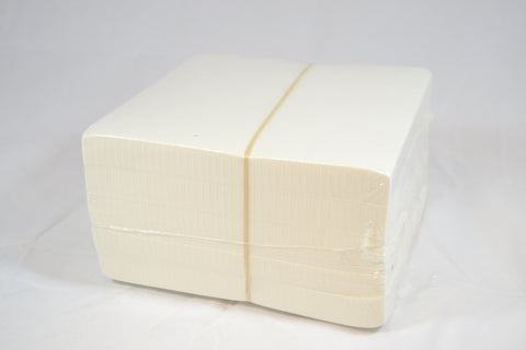 1.8 oz White Soft Tearaway 7.5" Square Sheets - 250 pcs