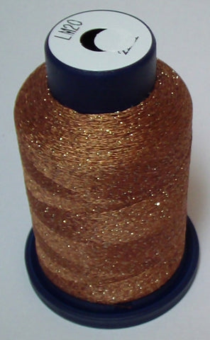 Brown Lame' Stylo Sparkling Embroidery Thread - 1000 Meters LM20