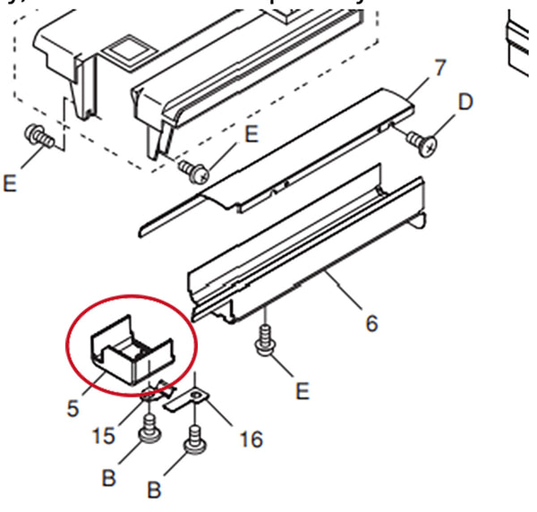 HCS04012 - HCS3 ROTARY HOOK COVER