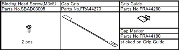 FRAU44270 - Installation Set to Convert 2 Line Cap to  Single Line Cap Grip