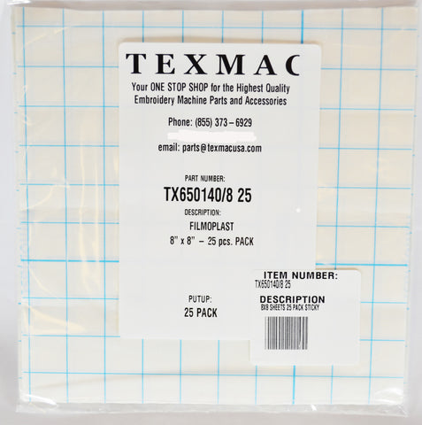 Sew Good 2.0 Oz. Soft Tearaway Embroidery Backing 8X8..250 Sheets -  Performance Screen Supply