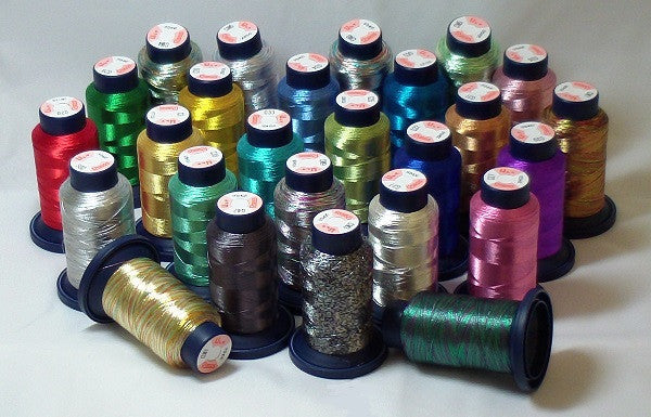 Rapos Threads Ultra RAPOS 27 Color Metallized Thread Starter Kit - 800m – TEXMACDirect
