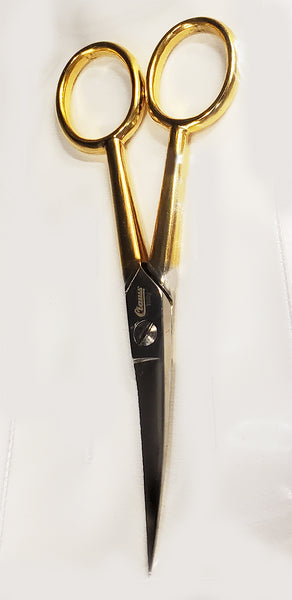 5.5" Gold Handle Curved Scissors