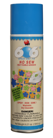606 SPRAY AND FIX NO-SEW HEAT FUSIBLE ADHESIVE