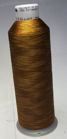 Madeira 918-1510 Multi Brown Embroidery Thread Cone – 5500 Yards