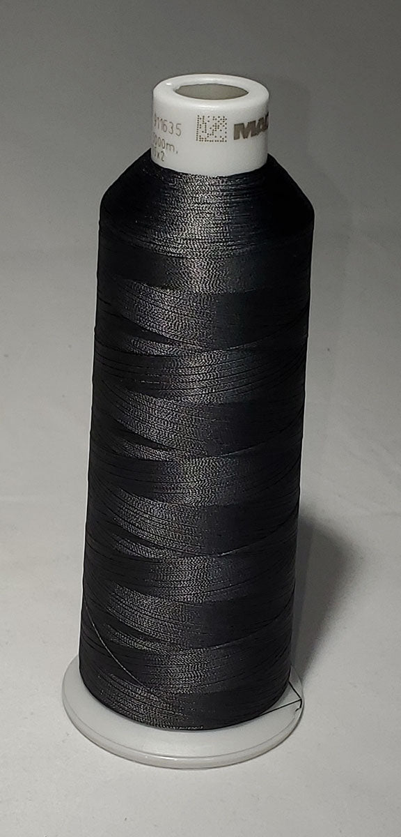 910-1036 5,500 yard cone of #40 weight Raisin Brown Red Rayon machine  embroidery thread.