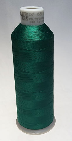 Madeira 918-1580 Jungle Green #40 Embroidery Thread Cone – 5500 Yards