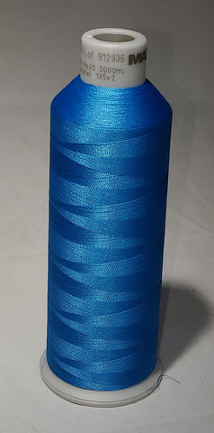 Madeira 918-1593 Blue Macaw #40 Embroidery Thread Cone – 5500 Yards