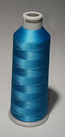 Madeira 918-1694 Caribbean Blue #40 Embroidery Thread Cone – 5500 Yards