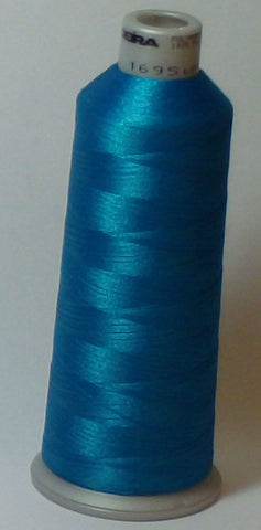 Madeira 918-1695 Cyan #40 Embroidery Thread Cone – 5500 Yards