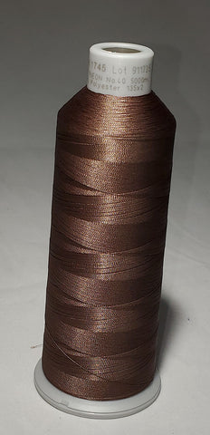Madeira 918-1745 Brown Embroidery Thread Cone – 5500 Yards