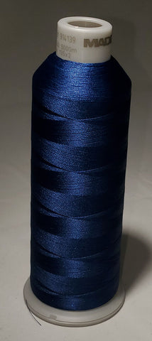 Madeira 918-1776 Independence Blue Embroidery Thread Cone – 5500 Yards