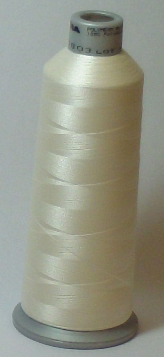 918-1510 5,500 yard cone of #40 weight Brown polyester machine embroidery  thread.