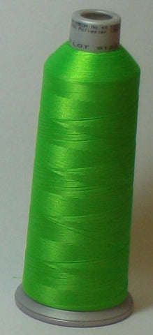 Madeira 918-1850 Fluorescent Green #40 Embroidery Thread Cone – 5500 Yards