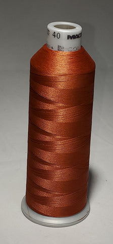 Madeira 918-1856 Burnt Orange Embroidery Thread Cone – 5500 Yards