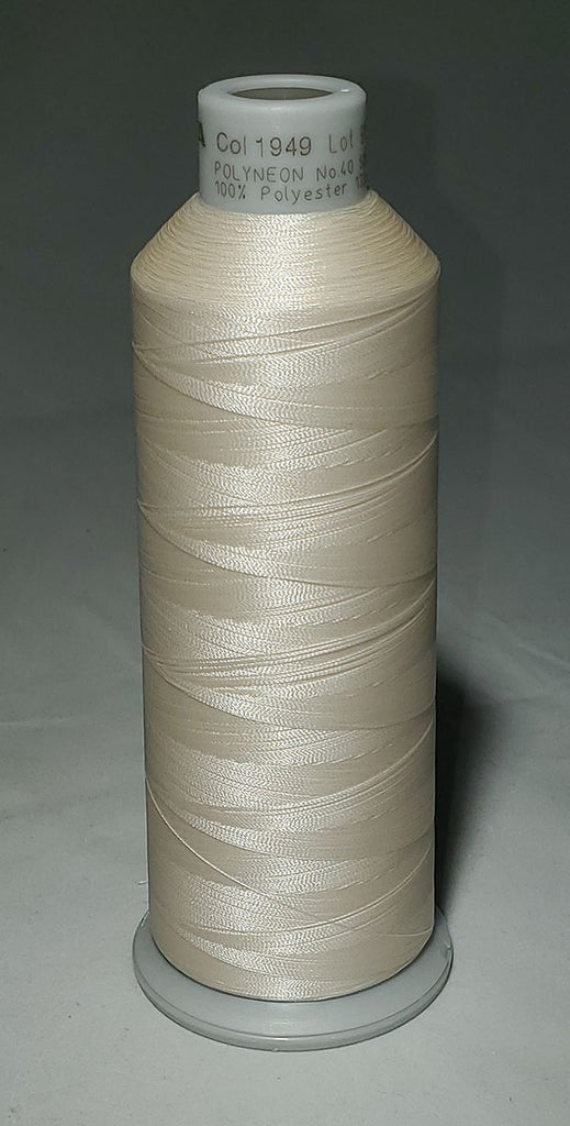 Madeira 918-1949 Ivory Embroidery Thread Cone – 5500 Yards – TEXMACDirect