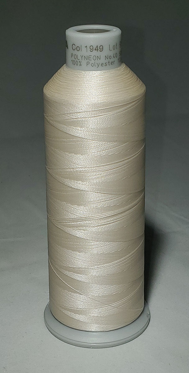 918-1768 5,500 yard cone of #40 weight Bamboo Green polyester machine  embroidery thread.