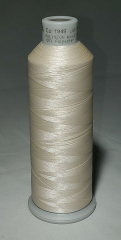 Madeira 918-1949 Ivory Embroidery Thread Cone – 5500 Yards