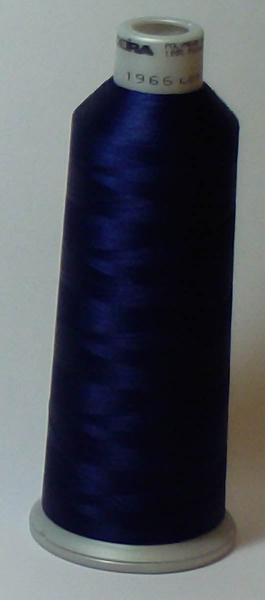 986-4010 40 Weight 5,500 yard cone of Silver color Madeira FS Metallic  machine embroidery thread.