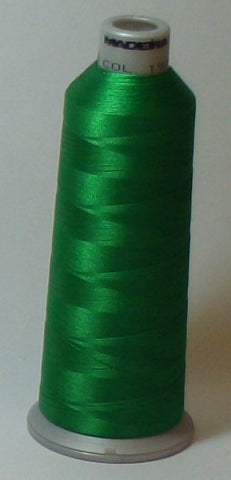 Madeira 918-1988 Kelly Green #40 Embroidery Thread Cone – 5500 Yards