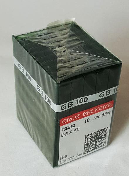 Groz-Beckert 65/9 Sharp Point Titanium Coated Needle - box of 100 - GB-DBXK5-65