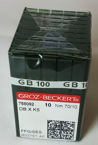 Groz-Beckert 70/10 Light Ball Point Needles - box of 100 - DBXK5-70FFG