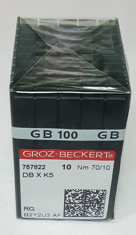 Groz-Beckert 70/10 Sharp Point Needle - Box of 100 - DBXK5-70