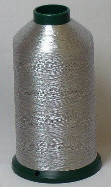 RAPOS-DDS Dark Silver Metallized Embroidery Thread Cone – 5000 Meters