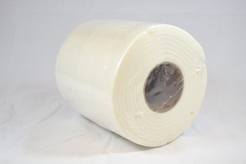 1.8 oz White Crisp Tearaway 8" Square Perforated - 125 yd Roll