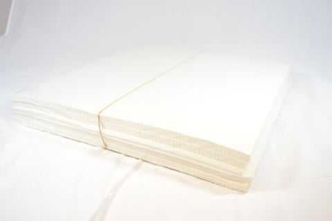 1.8 oz White Soft Tearaway 7.5" Square Sheets - 50 pieces