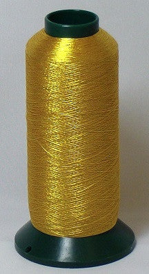 RAPOS-G2K 26 Dark Gold Metallized Embroidery Thread Cone – 2000 Meters (G26)