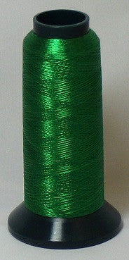 RAPOS-G2K 29 Green Metallized Embroidery Thread Cone – 2000 Meters (G29)