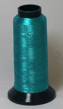 RAPOS-RG2K G33 Teal Metallized Embroidery Thread Cone – 2000 Meters