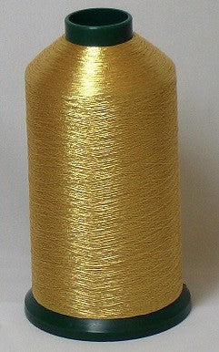 RAPOS-G3 Lighter Dark Gold Metallized Embroidery Thread Cone – 5000 Meters