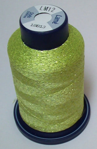 Chartreuse Lame' Stylo Sparkling Embroidery Thread - 1000 Meters LM12