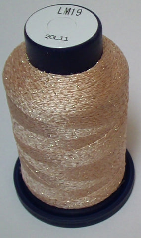 Tan Lame' Stylo Sparkling Embroidery Thread - 1000 Meters LM19