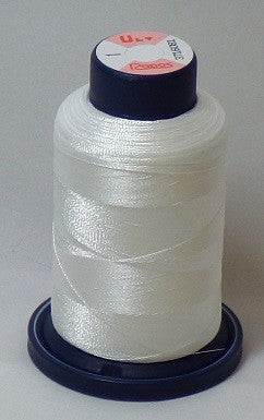 R1K-1 Bright White Embroidery Thread Cone – 1000 Meters R1K 1