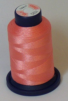 RAPOS-1025 Light Candy Peach Embroidery Thread Cone – 1000 Meters R1K 1025