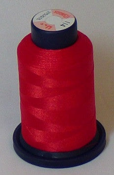 RAPOS-114 Medium Red-Orange Embroidery Thread Cone – 1000 Meters R1K 114