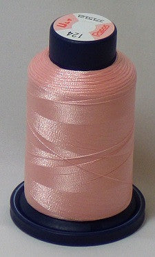 RAPOS-124 Peach Mist Embroidery Thread Cone – 1000 Meters R1K 124