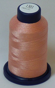 RAPOS-1301 Light Salmon Embroidery Thread Cone – 1000 Meters R1K 1301