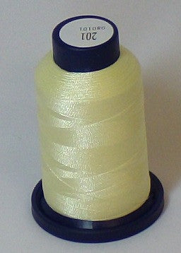 RAPOS-201 Very Light Yellow Embroidery Thread Cone – 1000 Meters R1K 201