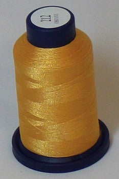 RAPOS-212 Light Gold Yellow Embroidery Thread Cone – 1000 Meters R1K 212