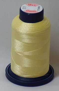 RAPOS-217 Light Yellow Embroidery Thread Cone – 1000 Meters R1K 217