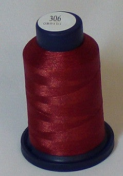 RAPOS-306 Burgundy Brown Embroidery Thread Cone – 1000 Meters R1K 306