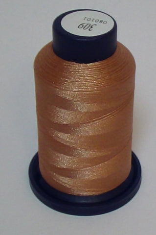 RAPOS-309 Fawn Brown Embroidery Thread Cone – 1000 Meters R1K 309
