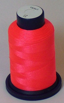 RAPOS-31 Neon Pink Embroidery Thread Cone – 1000 Meters R1K 31