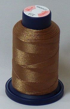RAPOS-323 Dark Tan Brown Embroidery Thread Cone – 1000 Meters R1K 323